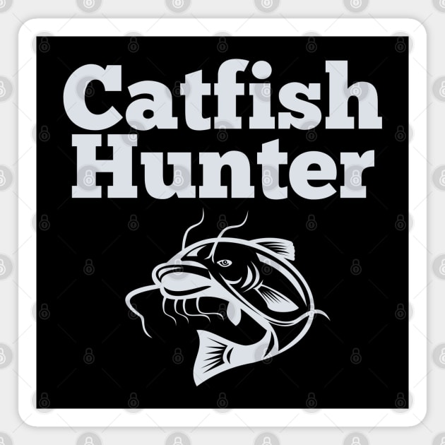 Catfish Hunter Magnet by HobbyAndArt